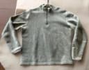 Kuhl Thor Sweater Men XL  Brown Fleece Thermokore Quarter Zip Mock Neck A1