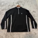 Nike Golf Therma-FIT Pullover Mens Large Black 1/4 Zip Mickey Mouse Disney Parks