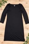 Lands' End Black Long Sleeve Dress Size Small