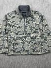 Carhartt Quarter Zip Sherpa Pullover Sweatshirt Size Medium Women’s Camo EUC