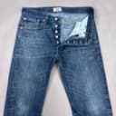 Levis 501 Jeans Men 32x30 Blue Button Fly Denim Pants Faded Honeycomb Original