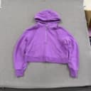 Lululemon Scuba Hoodie Womens Large Purple 1/2 Zip Fleece Oversized Pullover