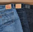 Lot Of 3 Levis 501 505 511 Jeans Men's Size 36x30 Blue Black Medium Dark Wash