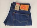 Levi's 501 Original Relaxed Button Fly Straight Jeans 36X32 Mens Blue 100 Cotton