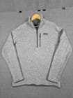 Patagonia Better Sweater Performance Fleece Men’s Large Gray 1/4 Zip 25980