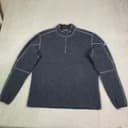 Kuhl Thor Sweater 1/4 Zip Mens XL Blue Pullover Fleece Thermo Kore 3082