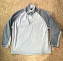 Patagonia Capilene Men's XL Gray 1/4 Zip Fleece Pullover Mock Neck Top