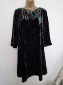 Seasalt BNWT rrp £130 Papercut Baubles Dark Wreckage Boscawenun Dress Size 10