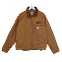 Carhartt 103828 Detroit Jacket Brown Blanket Lined Duck Canvas Mens Large