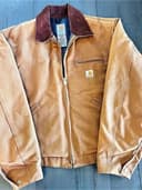 Carhartt Detroit Jacket Men's Cotton Work Jacket Size 46