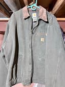 Carhartt Detroit Jacket Work Jacket Gray & Brown 2XLT