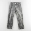 Levi's 501 Men's 34x34 Black Gray Jeans Straight Leg Vintage Classic