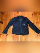 Carhartt Relaxed Fit Detroit Jacket Black & Gray Striped Jacket Size Small