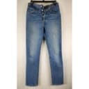 Levis 501 Original Fit Jeans Womens 26 Medium Wash Blue Straight Leg 12501-0396