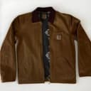 Carhartt WIP OG Detroit Jacket Hamilton Brown Southwestern Aztec Lined - Small